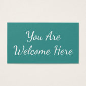 "You Are Welcome Here" Include Someone New (Front)