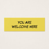 "You Are Welcome Here" Kind Note for Inclusion (Front)