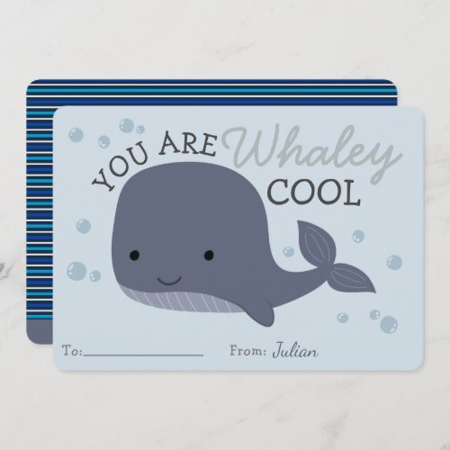 You Are Whaley Cool Valentines Day Classroom