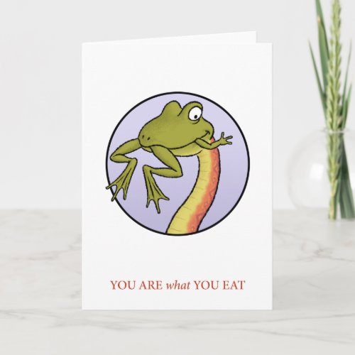 You Are What You Eat Card