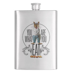 You Are What You Eat - Funny Squirrel Nuts Flask