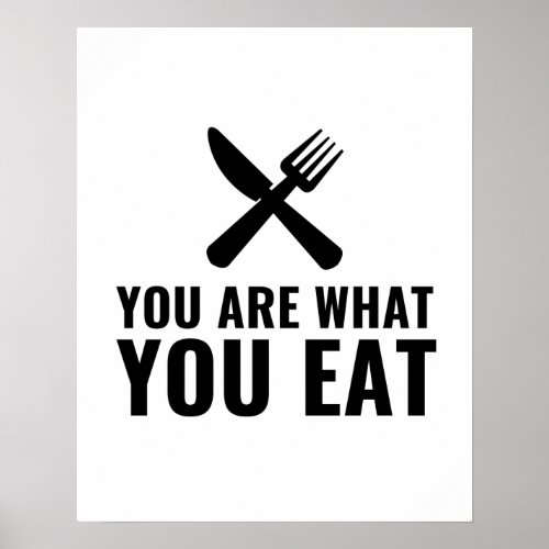 You are what you eat poster