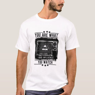 You Are What You Watch Conspiracy TV Graphic Tee