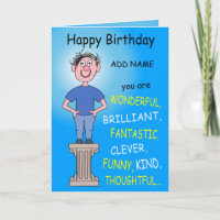 You are wonderful! card