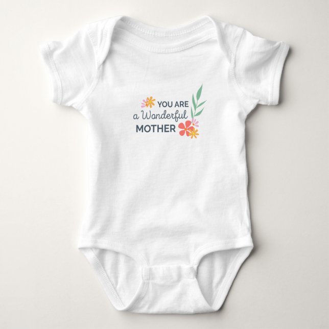 You Are Wonderful Mother's Day | Bodysuit (Front)