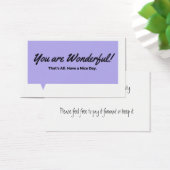 You are Wonderful! Random Act of Humanity Cards (Desk)