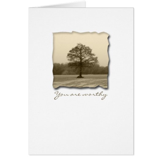 You are worthy (Front)