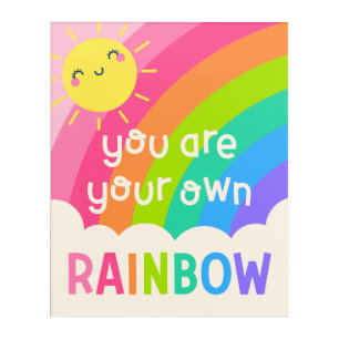 You Are Your Own Rainbow Acrylic Print