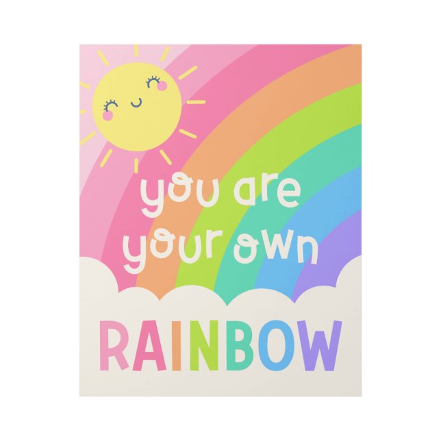You Are Your Own Rainbow Gallery Wrap (Front)