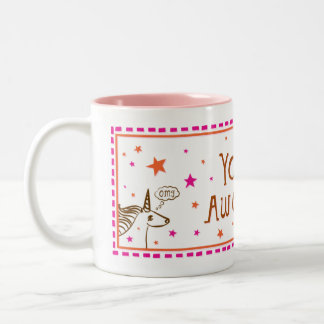 you=awesome mug