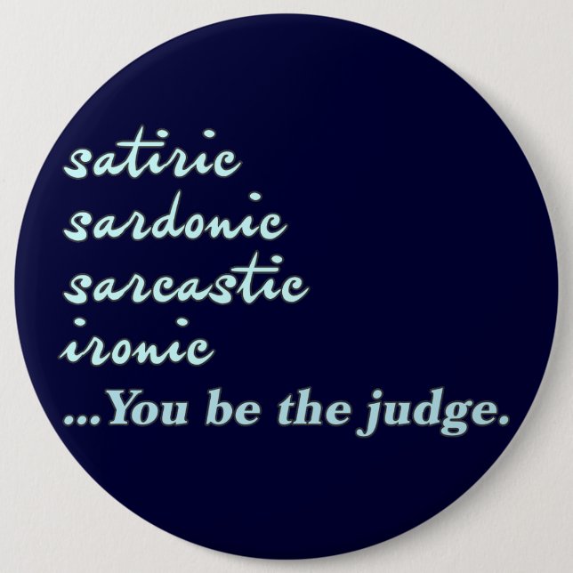 You Be the Judge Button (Front)