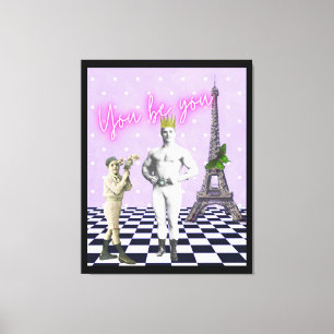 You Be You Empowering Pop Art Canvas Print