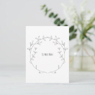 You Beautiful Person Compliment Botanical Quote Ca Postcard