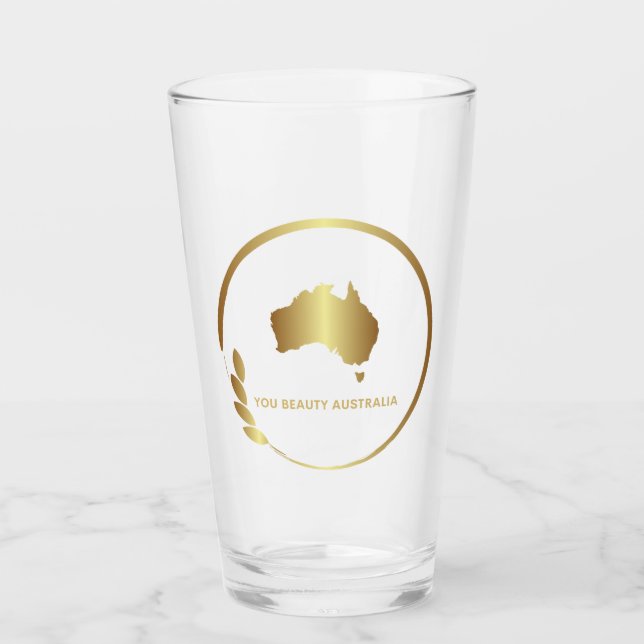 You Beauty Australia Schooner  Glass (Front)
