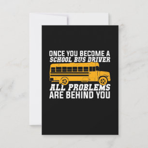 You Become A School Bus Driver RSVP Card