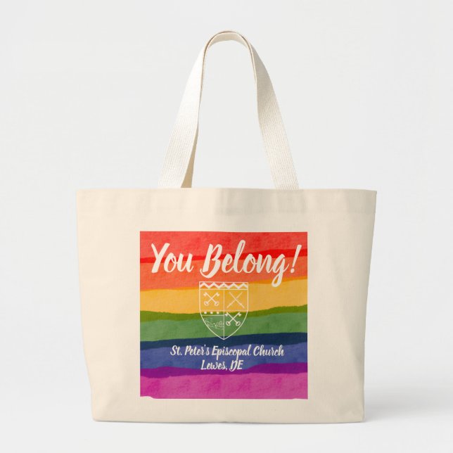 You Belong Pride Tote Bag (Front)