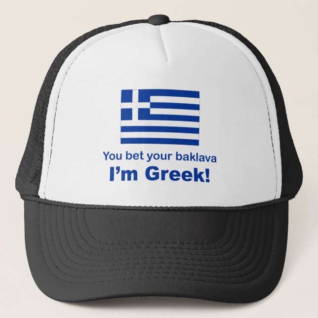 You Bet Your Baklava Trucker Hat (Front)