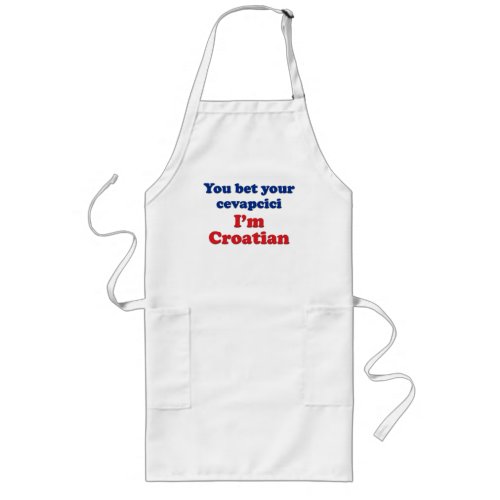 You Bet Your Cevapcici sausage Long Apron