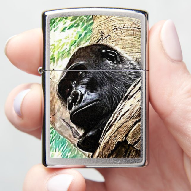 YOU BIG GORILLA  ZIPPO LIGHTER (In Hand)