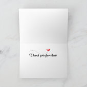You Brightened My Day & I'm Telling You Card (Inside)