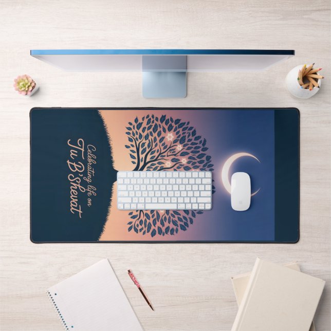 You B'Shevat: A Radius of Light Desk Mat (Office 1)