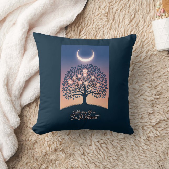 You B'Shevat: A Radius of Light Throw Pillow (Blanket)