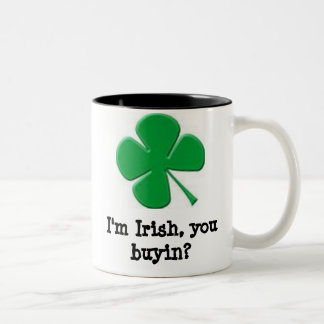 You buyin? Two-Tone coffee mug