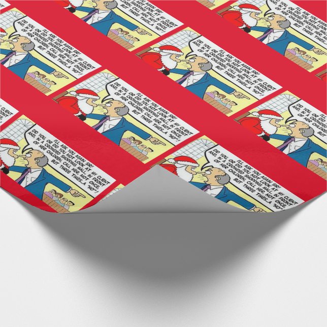 You Called Her A Ho Ho Ho Wrapping Paper (Corner)