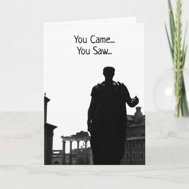 You Came, You Saw, You Directed Card (Front)