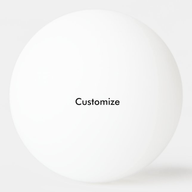 You can add anything you want ping pong ball (Front)