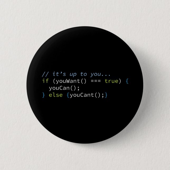 You Can Button (Front)