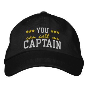 You Can Call Me Captain Embroidered Baseball Cap