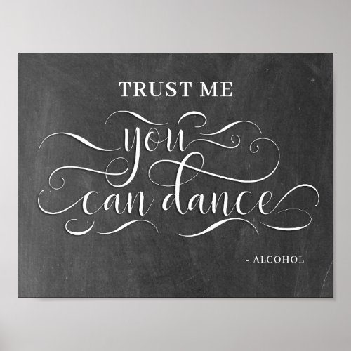 You Can Dance Wedding Dance Floor Sign