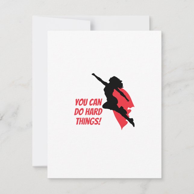 You can do hard things  note card (Front)