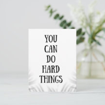 you can do hard things