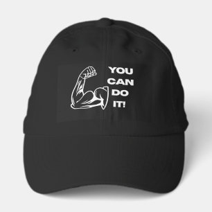 You Can Do It Fitness Motivation Gym Workout T-Shi Performance Cap