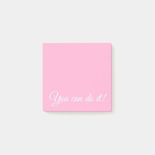 You Can Do It Pretty Pink Post_it Notes