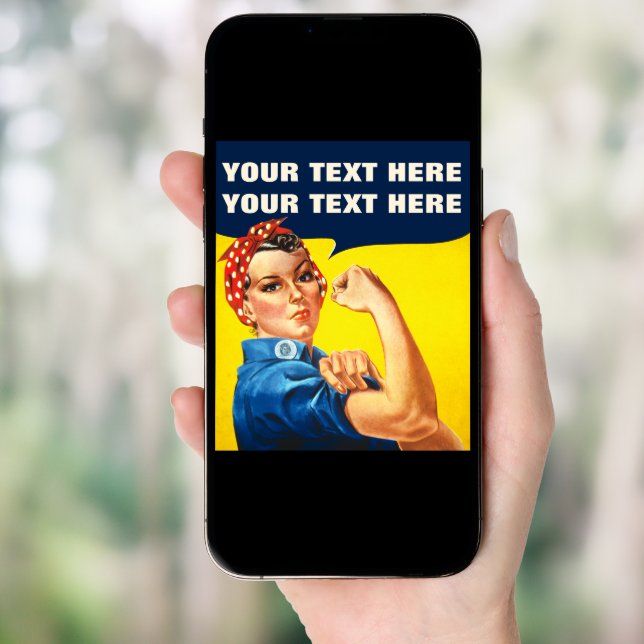 You Can Do It Rosie The Riveter Feminist Poster (Front Digital)