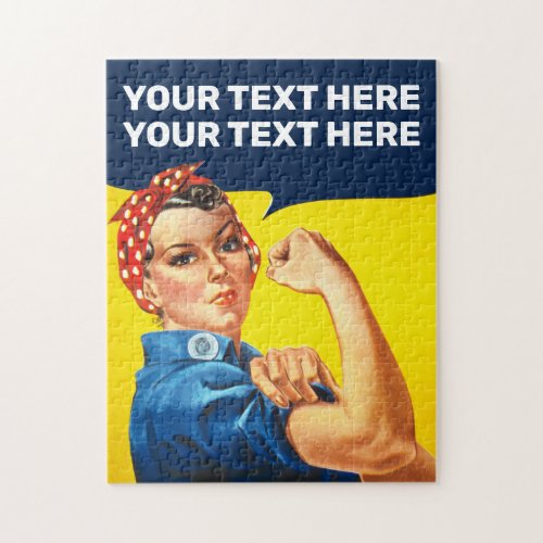 You Can Do It Rosie The Riveter Jigsaw Puzzle