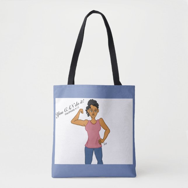 You Can Do It Tote Bag (Front)