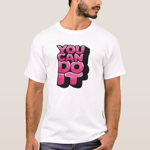 You can do it typography quotes  T_Shirt