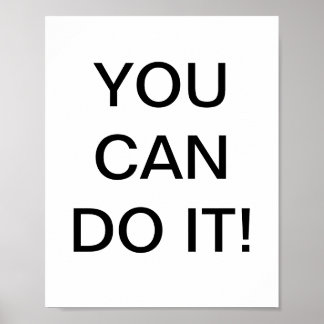 You can do it wall poster