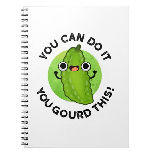 You Can Do It You Gourd This Funny Veggie Pun Notebook