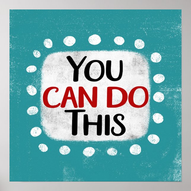 You Can Do This Poster Wall Art (Front)