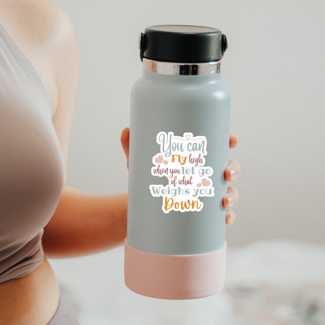 "You Can Fly High...." Custom-Cut Vinyl Sticker (Creator Uploaded)