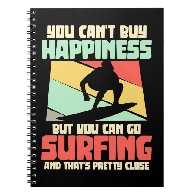 You Can Go Surfing Notebook (Front)
