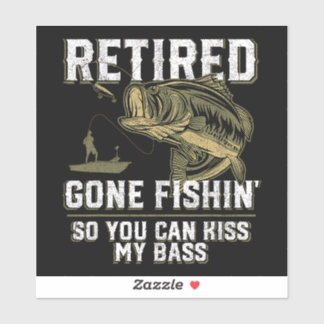 YOU CAN KISS BASS STICKER