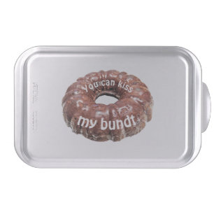You can kiss my bundt cake funny cake pan