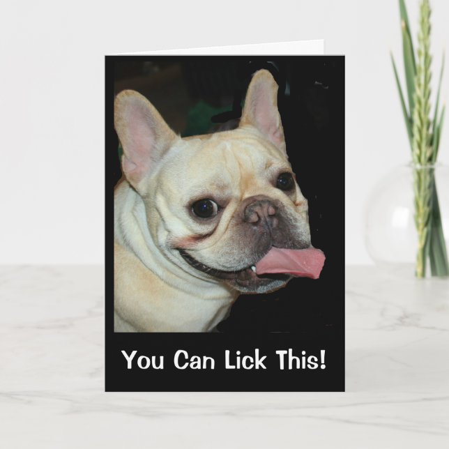 You Can Lick This! Get Well Card (Front)