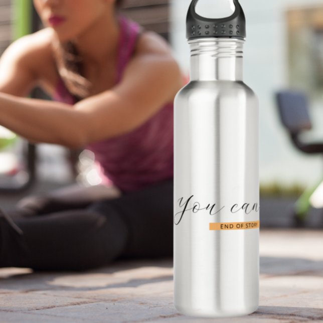 You Can | Motivational Quote | Inspirational Stainless Steel Water Bottle (Creator Uploaded)